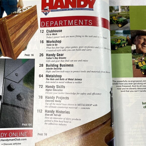 Handyman Woodworking Magazine Vol 13 Issue 70 No May Jun 2005 u Build Custom Sh - Picture 6 of 10